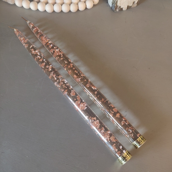 Vintage Accents Dh Lindberg Co Vintage Lucite Taper Candles With